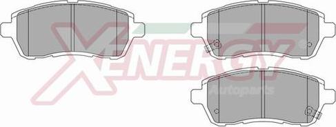 AP XENERGY X40969 - Set placute frana,frana disc aaoparts.ro