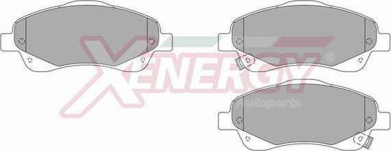 AP XENERGY X40909 - Set placute frana,frana disc aaoparts.ro