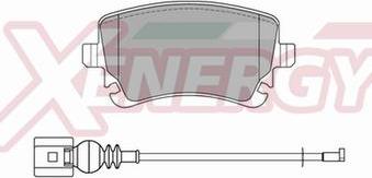 AP XENERGY X40904 - Set placute frana,frana disc aaoparts.ro