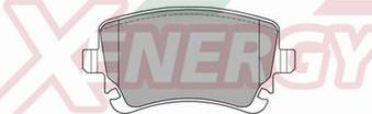 AP XENERGY X40903 - Set placute frana,frana disc aaoparts.ro