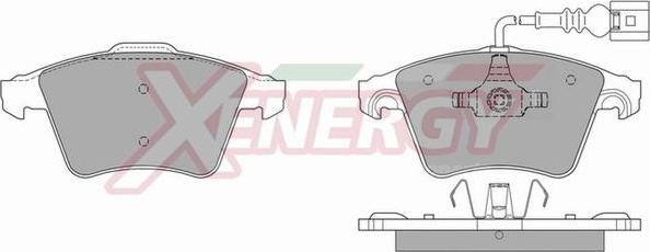AP XENERGY X40902 - Set placute frana,frana disc aaoparts.ro