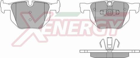 AP XENERGY X40921 - Set placute frana,frana disc aaoparts.ro