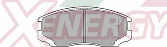 AP XENERGY X40496 - Set placute frana,frana disc aaoparts.ro