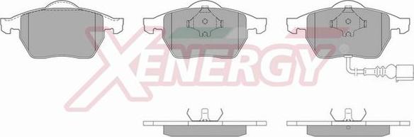 AP XENERGY X40490 - Set placute frana,frana disc aaoparts.ro