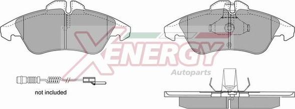 AP XENERGY X40626 - Set placute frana,frana disc aaoparts.ro