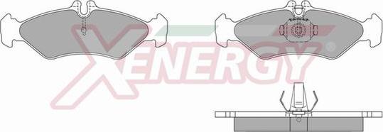 AP XENERGY X40627 - Set placute frana,frana disc aaoparts.ro