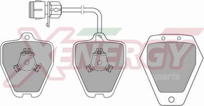 AP XENERGY X40670 - Set placute frana,frana disc aaoparts.ro