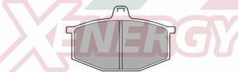 AP XENERGY X40066 - Set placute frana,frana disc aaoparts.ro