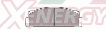 AP XENERGY X40008 - Set placute frana,frana disc aaoparts.ro