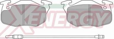 AP XENERGY X40169 - Set placute frana,frana disc aaoparts.ro