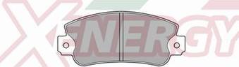 AP XENERGY X40115 - Set placute frana,frana disc aaoparts.ro