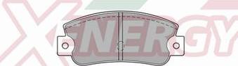AP XENERGY X40118 - Set placute frana,frana disc aaoparts.ro