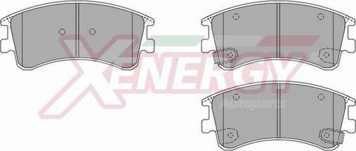 AP XENERGY X40896 - Set placute frana,frana disc aaoparts.ro