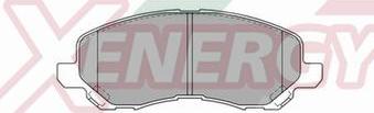 AP XENERGY X40865 - Set placute frana,frana disc aaoparts.ro