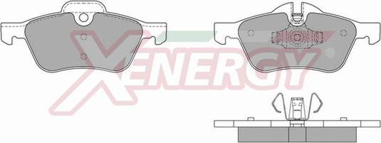 AP XENERGY X40812 - Set placute frana,frana disc aaoparts.ro
