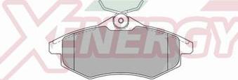 AP XENERGY X40833 - Set placute frana,frana disc aaoparts.ro
