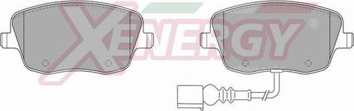 AP XENERGY X40823 - Set placute frana,frana disc aaoparts.ro