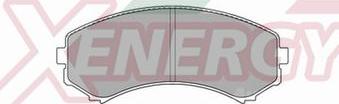 AP XENERGY X40872 - Set placute frana,frana disc aaoparts.ro
