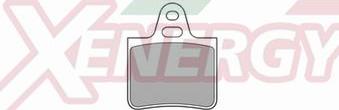 AP XENERGY X40352 - Set placute frana,frana disc aaoparts.ro