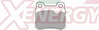 AP XENERGY X40385 - Set placute frana,frana disc aaoparts.ro