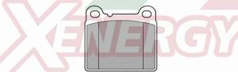 AP XENERGY X40299 - Set placute frana,frana disc aaoparts.ro