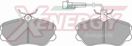 AP XENERGY X40298 - Set placute frana,frana disc aaoparts.ro