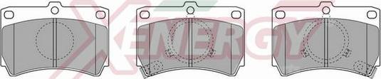 AP XENERGY X40246 - Set placute frana,frana disc aaoparts.ro