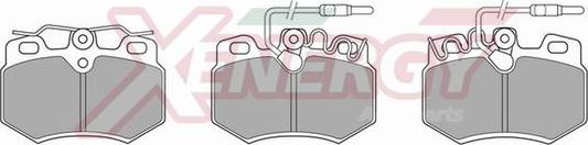 AP XENERGY X40209 - Set placute frana,frana disc aaoparts.ro