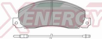 AP XENERGY X40216 - Set placute frana,frana disc aaoparts.ro