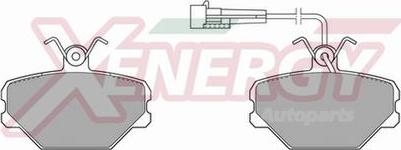 AP XENERGY X40288 - Set placute frana,frana disc aaoparts.ro