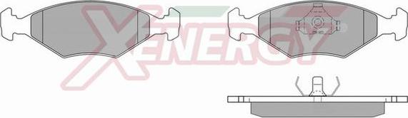 AP XENERGY X40221 - Set placute frana,frana disc aaoparts.ro