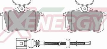 AP XENERGY X40277 - Set placute frana,frana disc aaoparts.ro