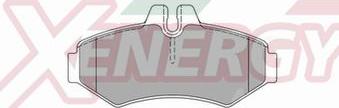 AP XENERGY X40715 - Set placute frana,frana disc aaoparts.ro