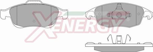 AP XENERGY X41020 - Set placute frana,frana disc aaoparts.ro