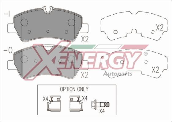 AP XENERGY X41184 - Set placute frana,frana disc aaoparts.ro