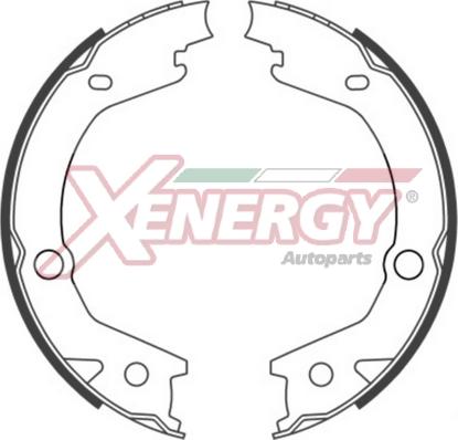 AP XENERGY X50411 - Set saboti frana aaoparts.ro