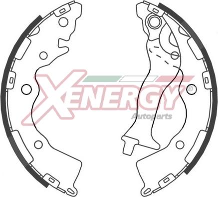 AP XENERGY X50470 - Set saboti frana aaoparts.ro
