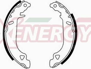 AP XENERGY X50140 - Set saboti frana aaoparts.ro