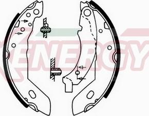AP XENERGY X50147 - Set saboti frana aaoparts.ro
