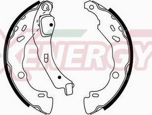 AP XENERGY X50362 - Set saboti frana aaoparts.ro