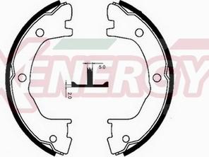 AP XENERGY X50253 - Set saboti frana, frana de mana aaoparts.ro