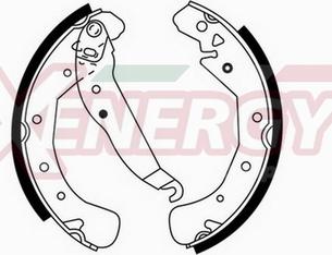AP XENERGY X50268 - Set saboti frana aaoparts.ro