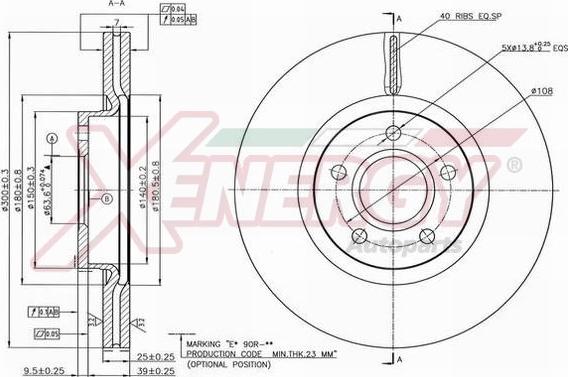 AP XENERGY X602536 - Disc frana aaoparts.ro