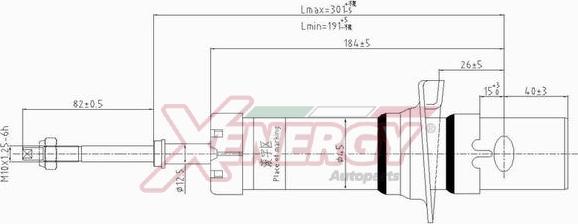 AP XENERGY X612341 - Amortizor aaoparts.ro