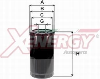AP XENERGY X1595926 - Filtru ulei aaoparts.ro