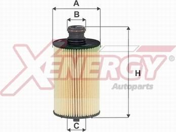 AP XENERGY X1596101 - Filtru ulei aaoparts.ro