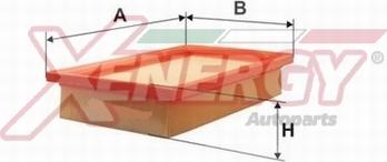 AP XENERGY X1590181 - Filtru aer aaoparts.ro