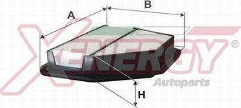 AP XENERGY X1591093 - Filtru aer aaoparts.ro