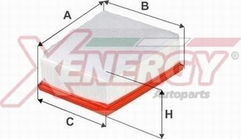 AP XENERGY X1591359 - Filtru aer aaoparts.ro