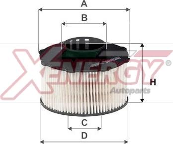 AP XENERGY X1598166 - Filtru combustibil aaoparts.ro
